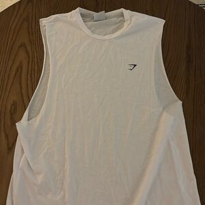 Gym shark muscle tee shirt small